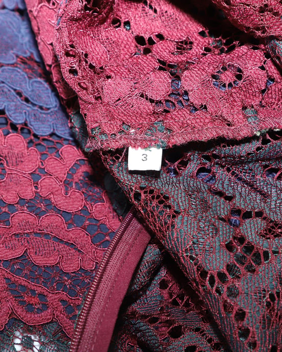 Sandro Paris Rodney Spitzenkleid aus mehrfarbigem Polyamid - Image 3