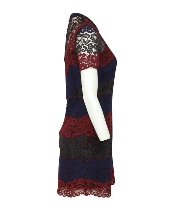 Sandro Paris Rodney Spitzenkleid aus mehrfarbigem Polyamid - Image 5
