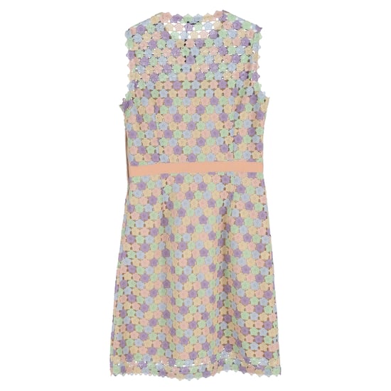 Moschino Cheap and Chic Blumiges Macrame-Kleid in Mehrfarbigem Polyester - Image 2