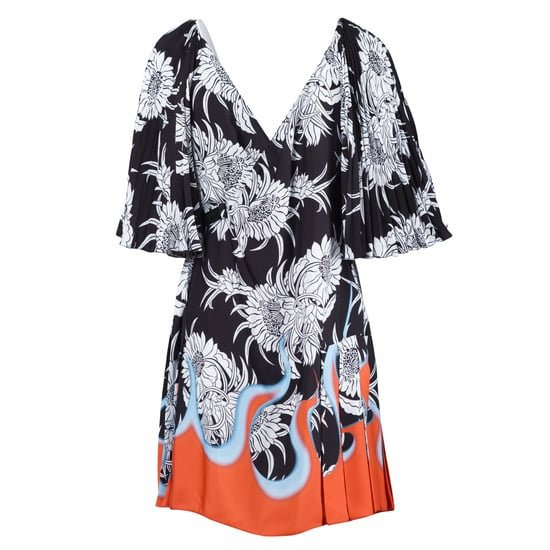 Prada Pre-owned Dahlia Wickelkleid mit Flammenmuster – '20s - Mehrfarbig - Image 3