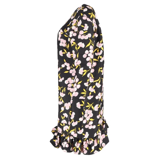 Marni Kleid mit Blumenmuster, Rüschensaum und knielanger Passform aus mehrfarbiger Seide - Image 2