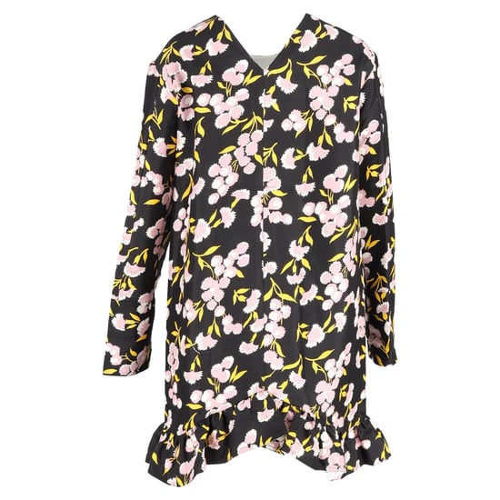 Marni Kleid mit Blumenmuster, Rüschensaum und knielanger Passform aus mehrfarbiger Seide - Image 3
