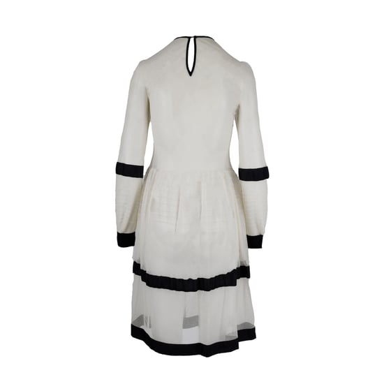 Transparentes, besticktes Midikleid von Red Valentino – Modelljahr 2010 - Image 3