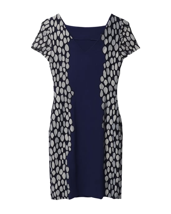 Diane von Furstenberg Queen Tilda Kleid aus marineblauer Viskose - Image 4