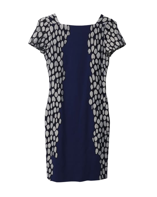 Diane von Furstenberg Queen Tilda Kleid aus marineblauer Viskose - Image 5