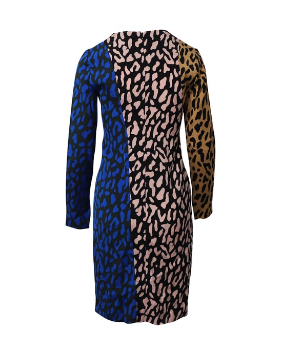 Diane Von Furstenberg „Belmont“ Etuikleid aus mehrfarbiger Seide - Image 3