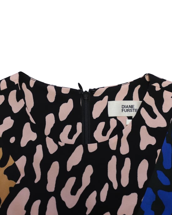 Diane Von Furstenberg „Belmont“ Etuikleid aus mehrfarbiger Seide - Image 4