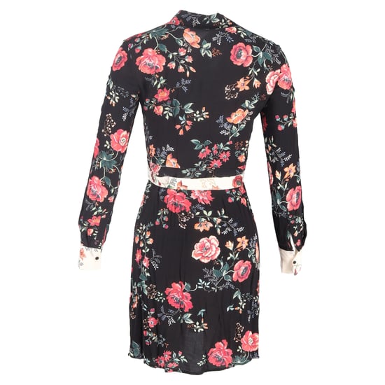 Maje Riller Zweifarbiges Hemdkleid aus Viskose mit Blumenmuster - Image 3