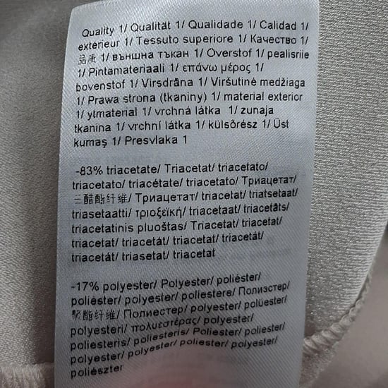 Escada Kleid mit Stehkragen und knielanger Passform aus beigefarbenem Triacetat - Image 5