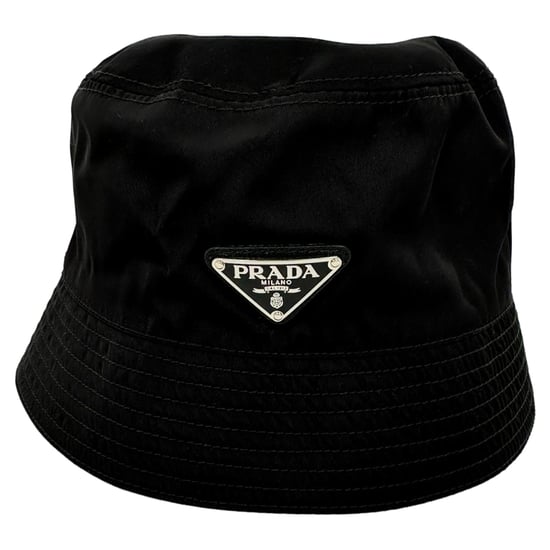 Prada Re-Nylon Bucket Hat aus schwarzem Nylon - Image 4
