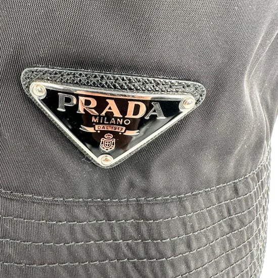 Prada Re-Nylon Bucket Hat aus schwarzem Nylon - Image 5