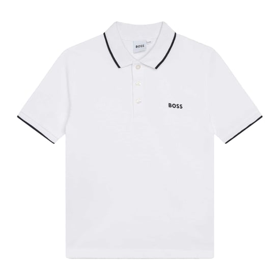 Boss - Poloshirt für Kinder, kurzärmlig (Weiß) - Image 1