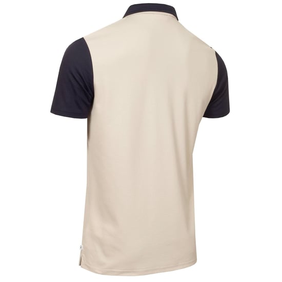 Calvin Klein - Poloshirt für Herren, Mit Kragen (Hafermilch/Marine) - Image 2
