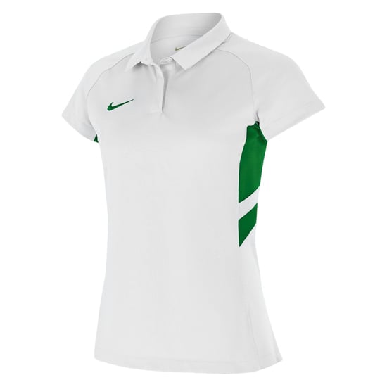 Nike - Poloshirt für Damen, Kontrasteinsatz, Raglanärmel (Weiß/Tannengrün) - Image 3