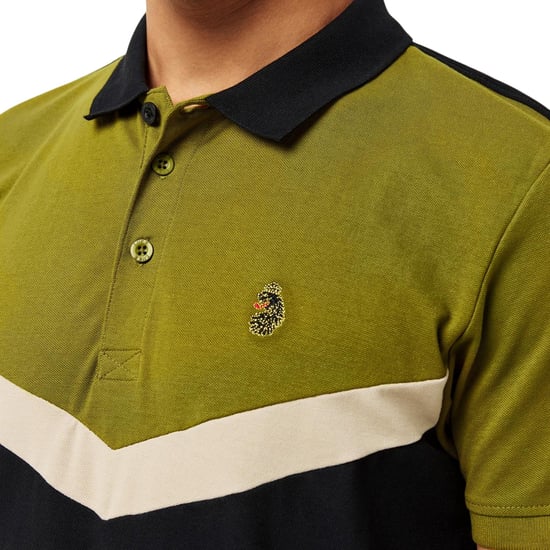 Luke 1977 - "Cala Mayor" Poloshirt für Herren (Kardamom Samen/Schwarz) - Image 3