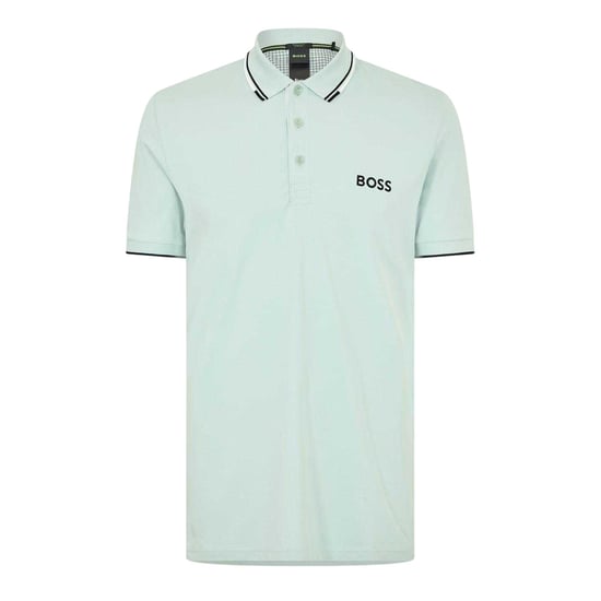 Boss - "Paddy Pro" Poloshirt für Herren, Baumwolle Piqué (Türkises Grün) - Image 2