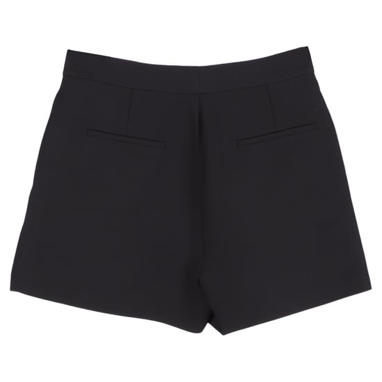Valentino Garavani Taillierte Mini-Shorts aus schwarzer Wolle - Image 2