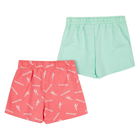 Reebok - Jersey-Shorts für Kinder (2er-Pack) (Erdbeere/Grün) - Image 2