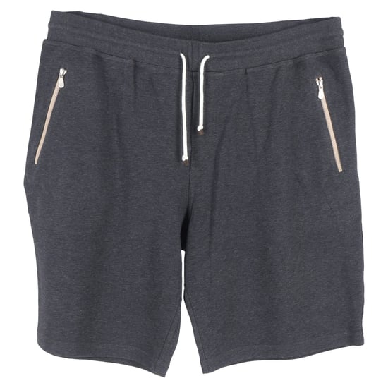 Brunello Cucinelli Melange-Shorts mit Kordelzug aus grauer Baumwolle - Image 1