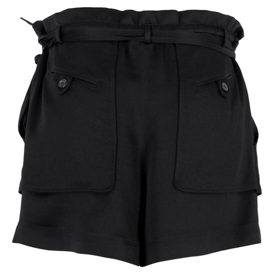 Valentino Garavani Paperbag-Shorts aus schwarzer Viskose - Image 2