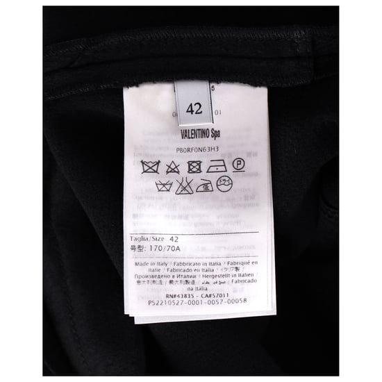 Valentino Garavani Paperbag-Shorts aus schwarzer Viskose - Image 5