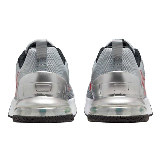 Nike - "Alpha" Sneaker für Herren, Luftgepolstert (Silber/Rot) - Image 2
