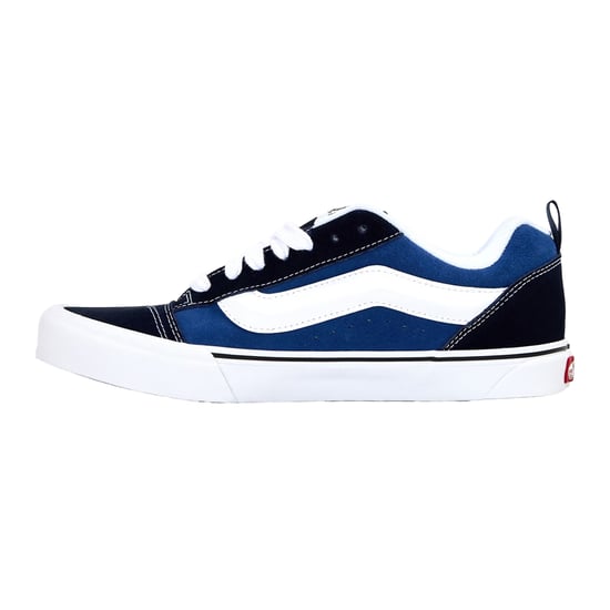 Vans - "Knu Skool" Wattiert Skater-Schuhe für Herren, Wildleder (Marine/Weiß) - Image 2