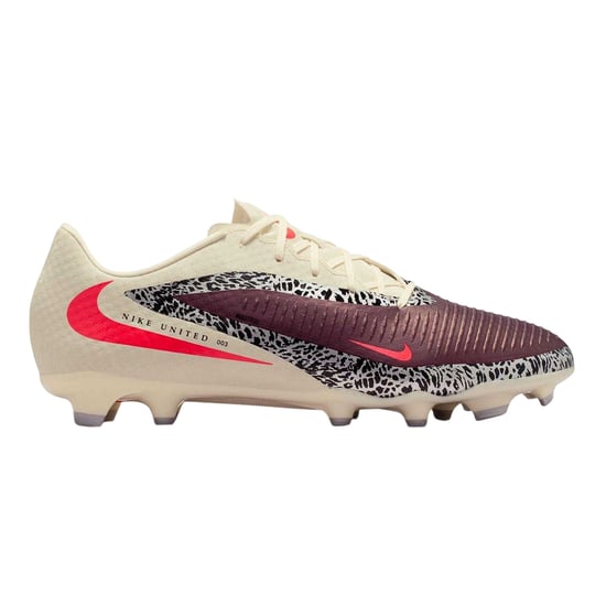 Nike - "Academy" Fußballschuhe mit festem Boden für Herren (Burgunderrot/Digitaler Druck) - Image 1