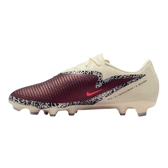 Nike - "Academy" Fußballschuhe mit festem Boden für Herren (Burgunderrot/Digitaler Druck) - Image 2