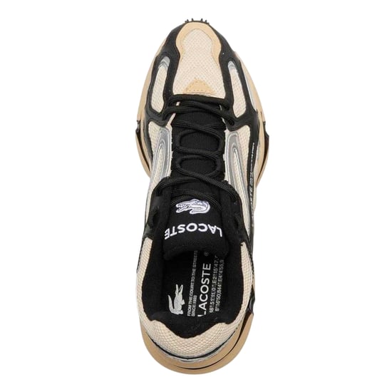 Lacoste - "L003 2K24" Sneaker für Herren/Damen Unisex (Hellbraun/Schwarz) - Image 3
