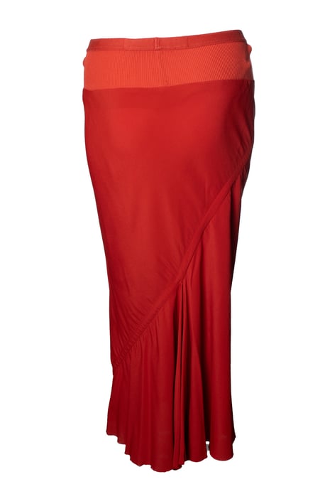 Rick Owens, Larry FW19 roter Midirock - Image 3