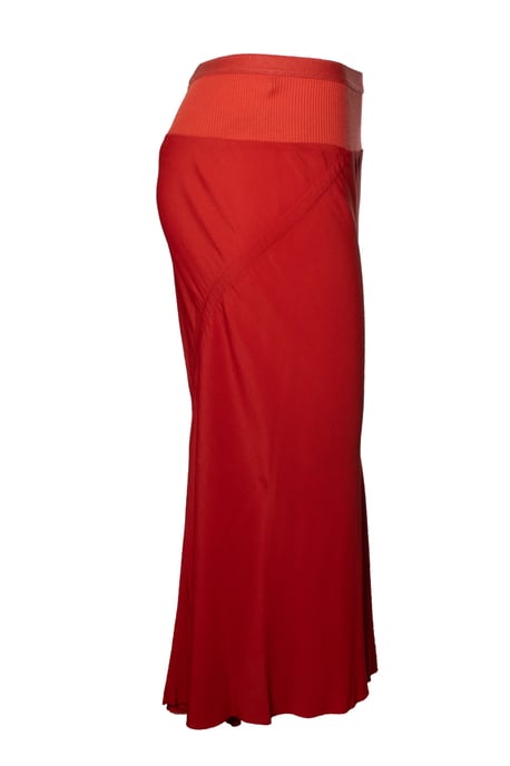 Rick Owens, Larry FW19 roter Midirock - Image 4