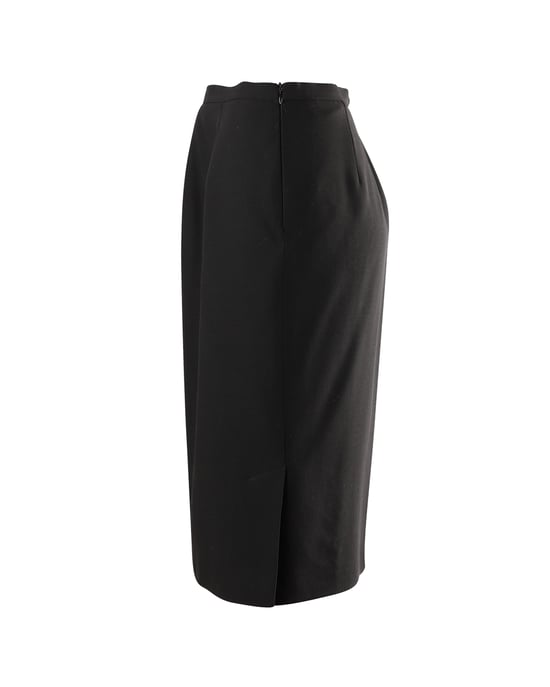 Max Mara Midirock aus schwarzer Viskose - Image 2