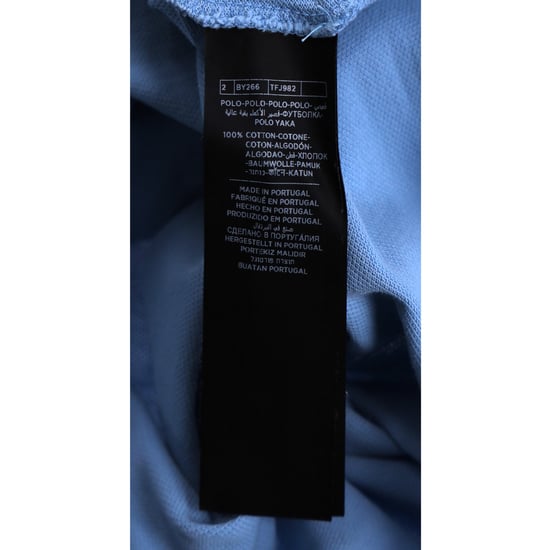 Tom Ford Piqué-Poloshirt mit kurzen Ärmeln aus blauer Baumwolle - Image 6