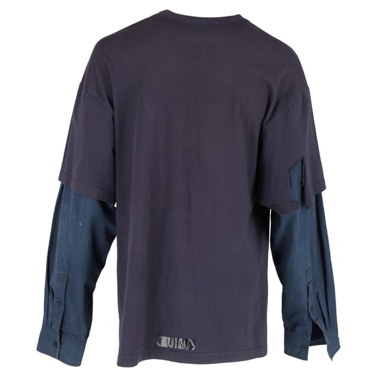 Balenciaga Lagen-Langarmshirt aus mehrfarbiger Baumwolle - Image 3