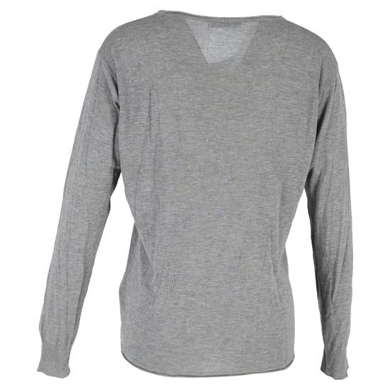 Alexander Wang Langarmshirt mit Rundhalsausschnitt aus grauer Baumwolle - Image 3