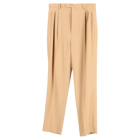 Iris & Ink Faltenhose aus beiger Baumwolle - Image 1