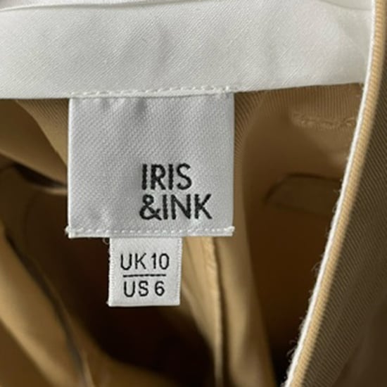 Iris & Ink Faltenhose aus beiger Baumwolle - Image 3