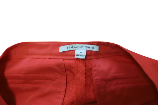 Diane Von Furstenberg Pre-owned Hose aus Viskose für Damen - Orange - Image 6