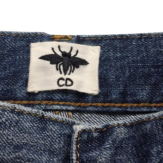 Christian Dior Wide Leg Jeans in Hellblauem Denim - Image 3