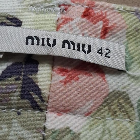 Miu Miu Hose aus Baumwolle mit Blumenmuster - Image 3