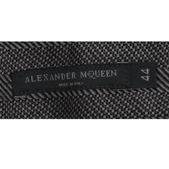 Alexander McQueen Hose mit geradem Bein aus grauer Wolle - Image 4