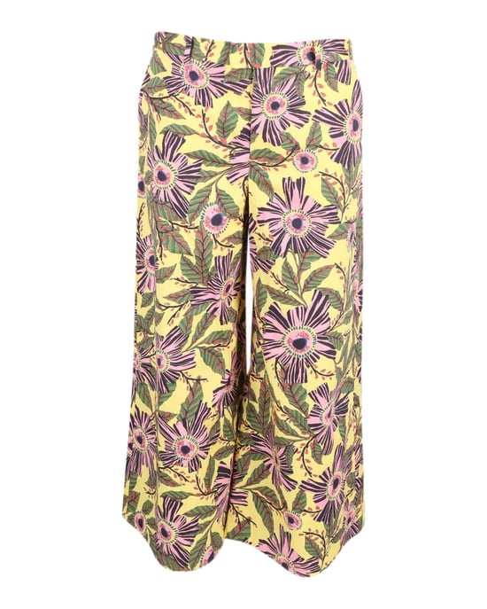 Red Valentino bedruckte, weite Hose aus mehrfarbigem Polyester - Image 1