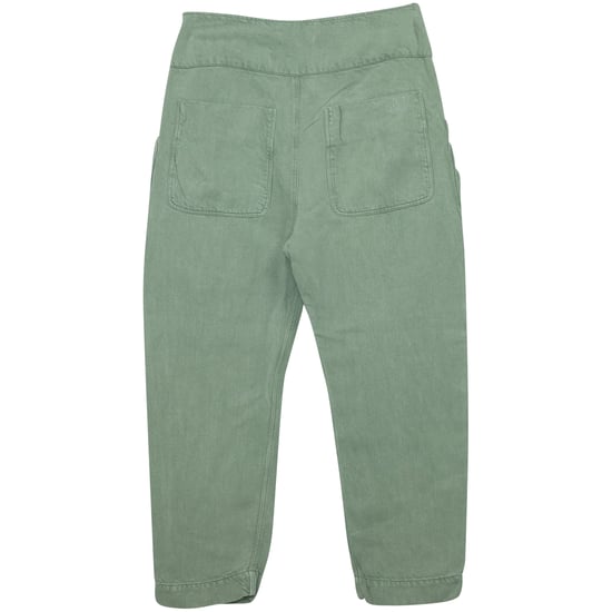 Isabel Marant Etoile Cargohose mit gerafften Taschen aus grünem Leinen - Image 2