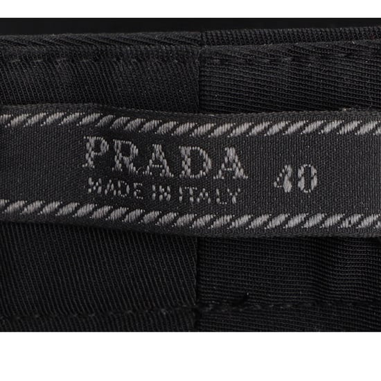 Prada Straight Leg Hose aus schwarzem Polyester - Image 6