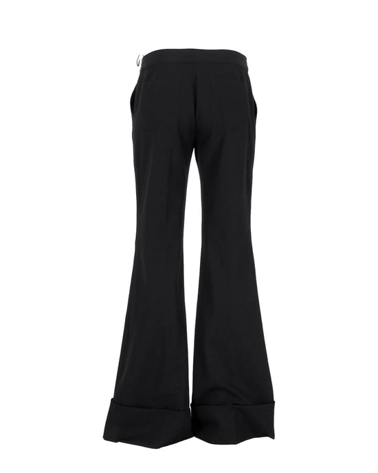 Stella McCartney Bootcut-Hose aus schwarzer Wolle - Image 3