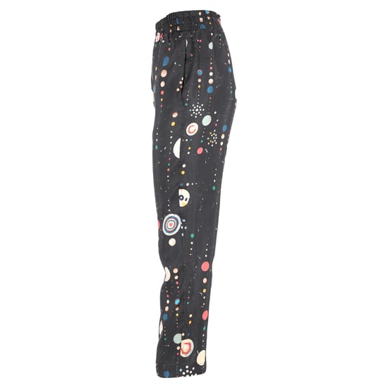 Isabel Marant Hose mit Polka-Dot-Muster, geradem Bein und Gummizug in schwarzem Baumwollstoff - Image 2