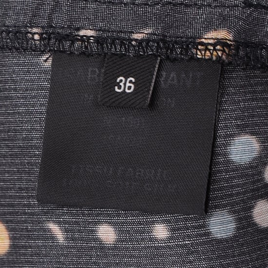 Isabel Marant Hose mit Polka-Dot-Muster, geradem Bein und Gummizug in schwarzem Baumwollstoff - Image 5