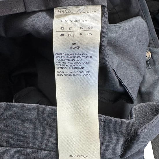 Rick Owens Hose aus schwarzem Polyester - Image 4