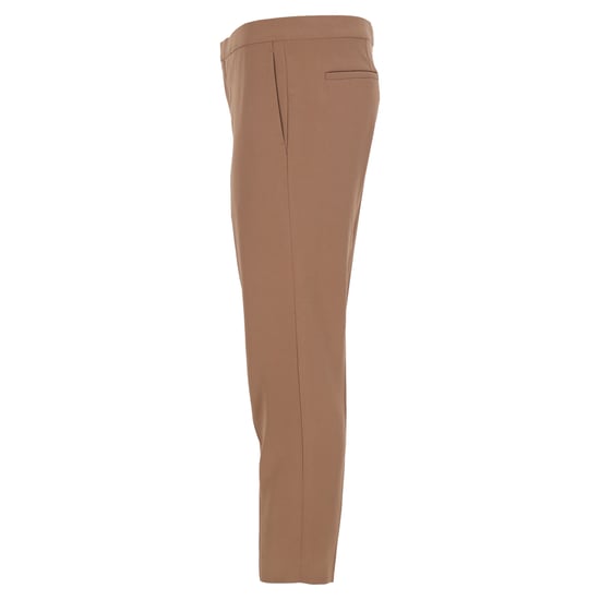 Chloé Hose mit mittelhohem Bund und geradem Bein aus brauner Wolle - Image 2